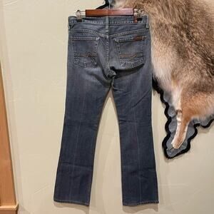 7 For All Mankind Bootcut Jeans 26 Y2K  Gray Preppy‎ Academia